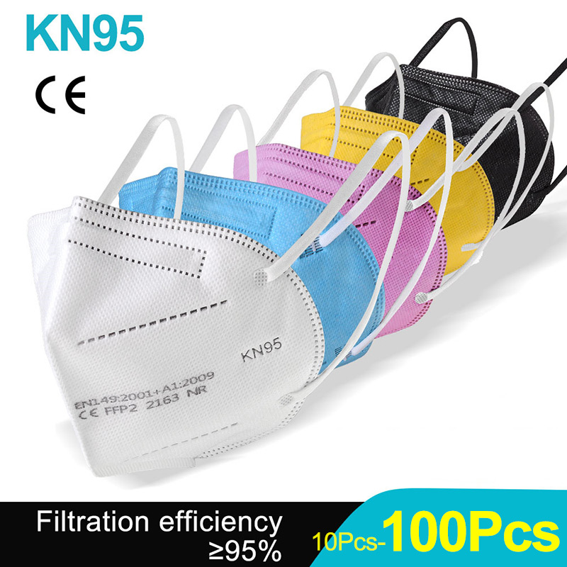 Kn95 Respirator Mask - 10-100 Uds FFP2 máscaras KN95 Mascarillas