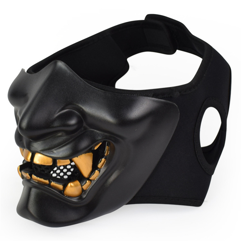 Respirator Half Face - Máscaras Half Oni Cosplay decoración samurái