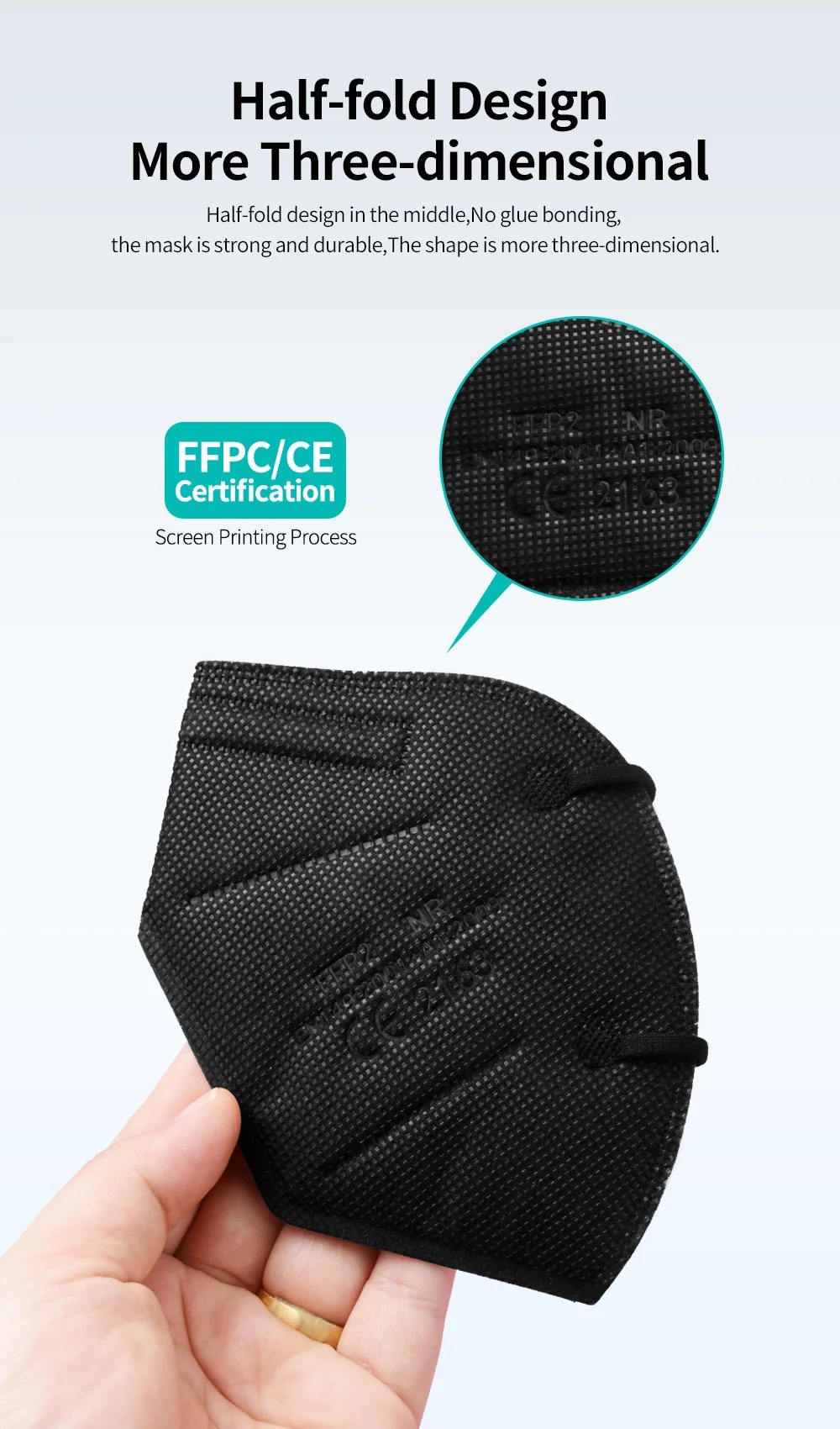 Mascarillas FFP2 de 5 Capas, A - Disposable Mask Blue reseña y precio