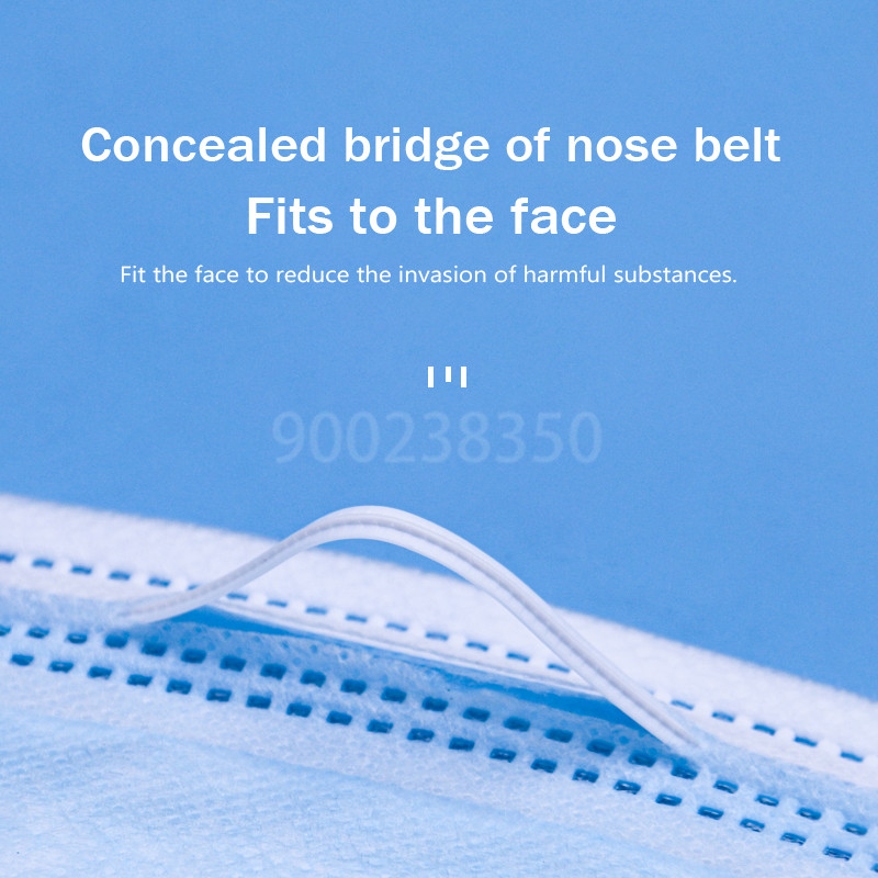 10-500 unidades de mascarillas - Disposable Mask Blue reseña y precio